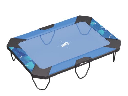 XCITYX_GYM_Gymnastic_Trampoline Blue gymnastic trampolines